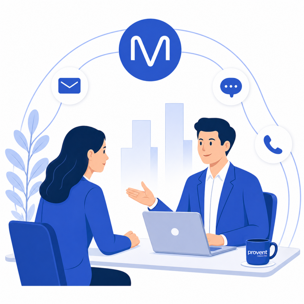 Reunión con un consultor de Proment Consulting para analizar un proyecto